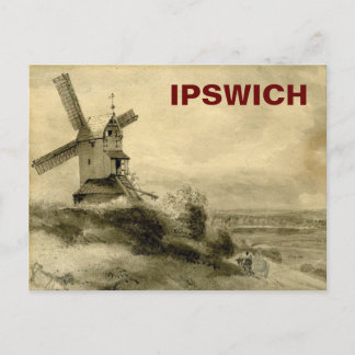 Cartes Pour Fêtes Annuelles Ipswich, Suffolk - Stoke Windmill Vintage