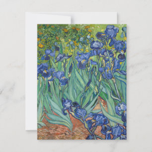 Cartes Pour Fêtes Annuelles Irises par Van Gogh