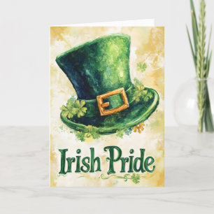 Cartes Pour Fêtes Annuelles Irish Pride Green Casquette St. Patrick's Day
