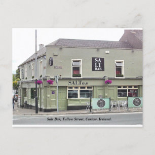 Cartes Pour Fêtes Annuelles Irish Pub, Salt Bar, Tullow St. Carlow, Irlande.