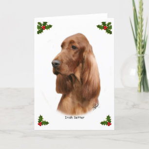 Cartes Pour Fêtes Annuelles Irish Setter 9Y177D-97