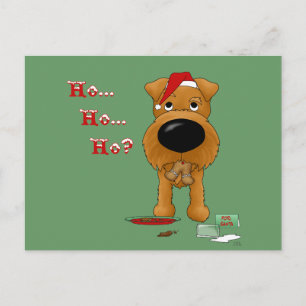 Cartes Pour Fêtes Annuelles Irish Terrier Christmas