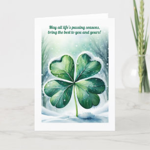 Cartes Pour Fêtes Annuelles Irlandais Bénédiction de Noël personnalisée