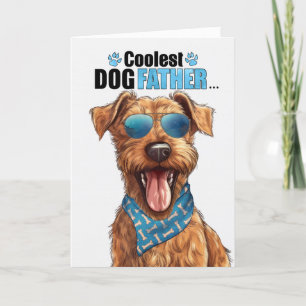 Cartes Pour Fêtes Annuelles Irlandais Terrier Chien Coolest Papa Fête des père