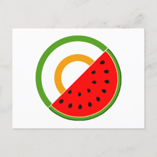 Cartes Pour Fêtes Annuelles IRLANDE AVEC PALESTINE - Watermelon
