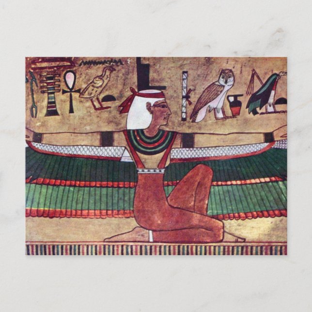 Cartes Pour Fêtes Annuelles isis, Egypte ancienne (Devant)
