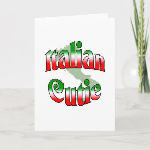 Cartes Pour Fêtes Annuelles Italien Cutie