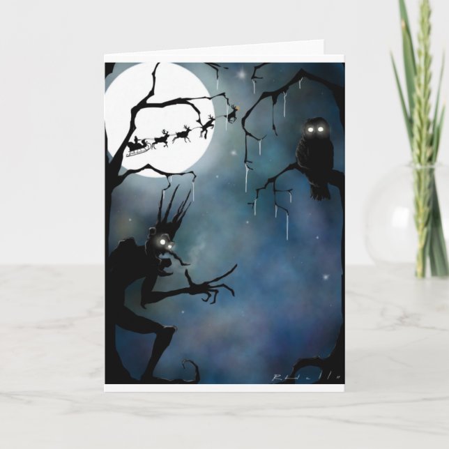 Cartes Pour Fêtes Annuelles Jack Frost (Devant)