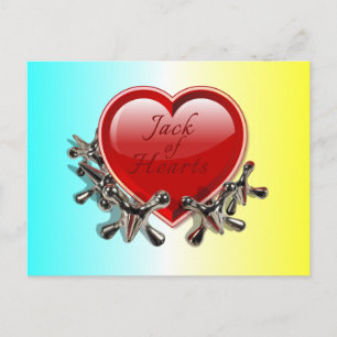 Cartes Pour Fêtes Annuelles Jack of Hearts Valentine