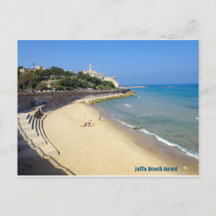 Cartes Pour Fêtes Annuelles Jaffa Beach Israël
