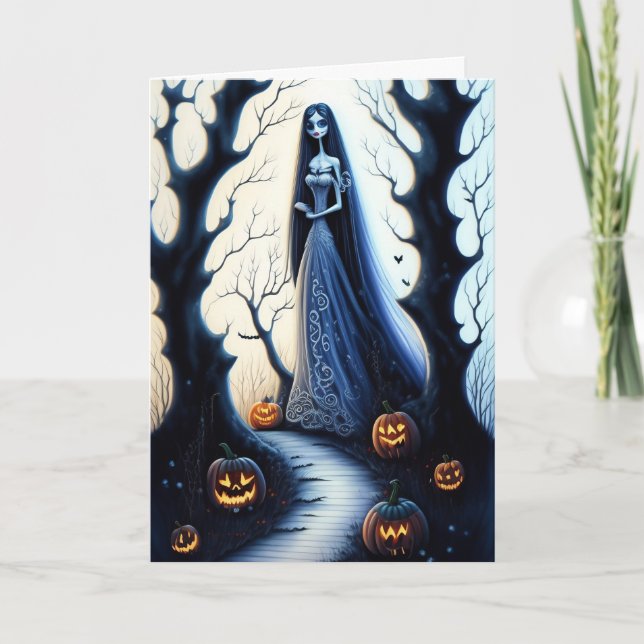 Cartes Pour Fêtes Annuelles J'ai attendu pour vous Halloween (Devant)