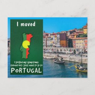 Cartes Pour Fêtes Annuelles J'ai déménagé au Portugal Déménager des annonces