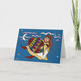 Cartes Pour Fêtes Annuelles J'ai rêvé d'art populaire ukrainien