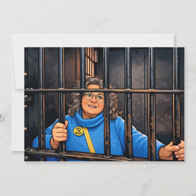 Cartes Pour Fêtes Annuelles Jailbird 5 x 7 Flat Card (Devant)
