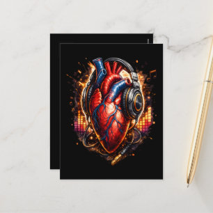 Cartes Pour Fêtes Annuelles J'aime la musique