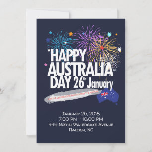 Cartes Pour Fêtes Annuelles "J'AIME L'AUSTRALIE" Jour de l'Australie 26 janvie