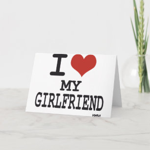 Cartes Pour Fêtes Annuelles J'aime mon amie