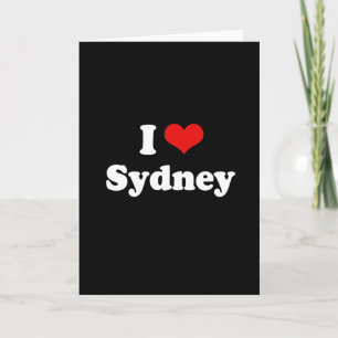 CARTES POUR FÊTES ANNUELLES J'AIME SYDNEY