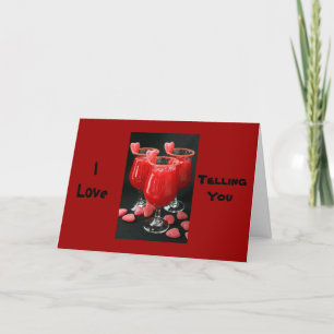 CARTES POUR FÊTES ANNUELLES J'AIME VOUS DIRE COMBIEN "JE T'AIME"