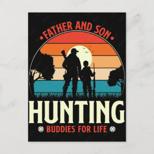 Cartes Pour Fêtes Annuelles Jamais chasser seul vintage chasse 