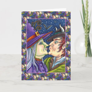 CARTES POUR FÊTES ANNUELLES JAMAIS TROP VIEILLE POUR ROMANCE, WITCH & WARLOCK