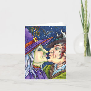 CARTES POUR FÊTES ANNUELLES JAMAIS TROP VIEILLE POUR ROMANCE, WITCH & WARLOCK