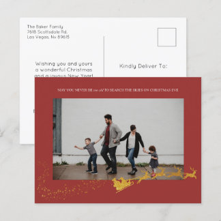 Cartes Pour Fêtes Annuelles Jamais trop vieux Red Faux Gold Parties scintillan