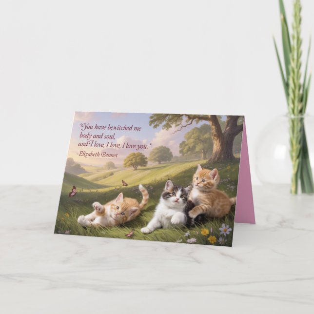 Cartes Pour Fêtes Annuelles Jane Austen Valentine's Day Card 2 (Devant)