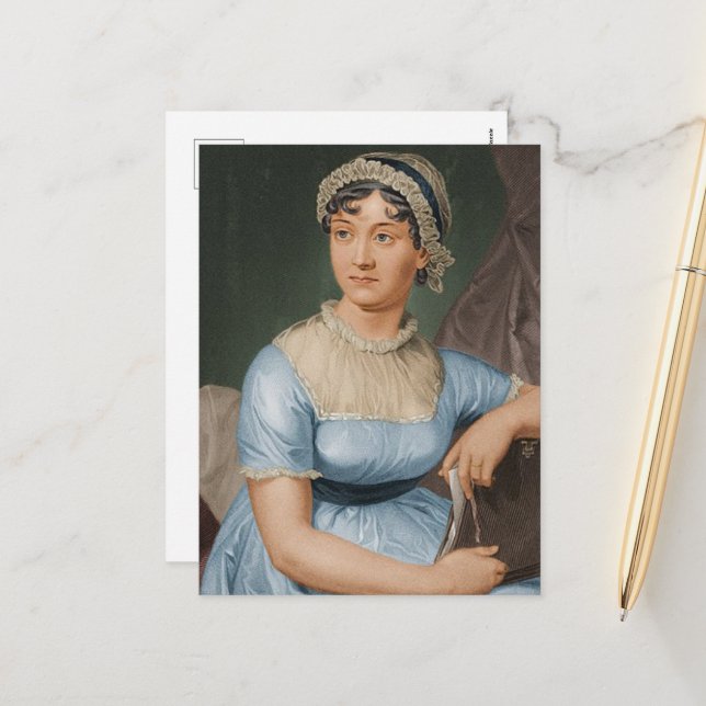 Cartes Pour Fêtes Annuelles Jane Austencards (Devant/Arrière en situation)