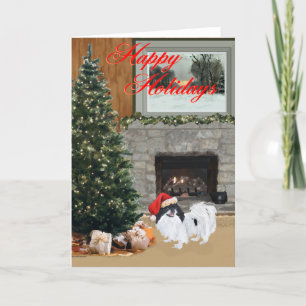 Cartes Pour Fêtes Annuelles Japanese Chin Noël