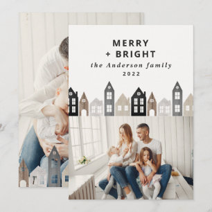 Cartes Pour Fêtes Annuelles Japon moderne Noël Nordique maisons 2 photo chic