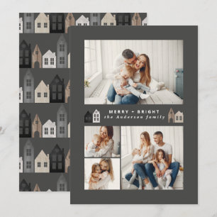 Cartes Pour Fêtes Annuelles Japon moderne Noël Nordique maisons 4 photo chic