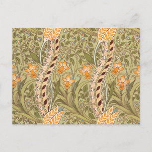Cartes Pour Fêtes Annuelles Jardin de jonquilles William Morris Fleur Classiqu
