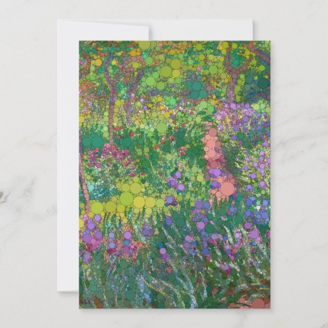 Cartes Pour Fêtes Annuelles Jardin de l'artiste à Giverny, après Claude Monet (Devant)