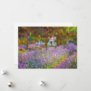 Cartes Pour Fêtes Annuelles Jardin de l'artiste à Giverny par After Claude Mon