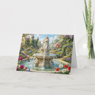 Cartes Pour Fêtes Annuelles Jardin de souvenirs impérissables