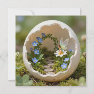 Cartes Pour Fêtes Annuelles Jardin Miniature et Pâques Fée