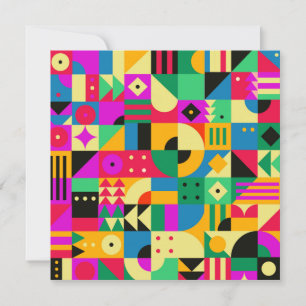 Cartes Pour Fêtes Annuelles Jardin moderne Abstrait