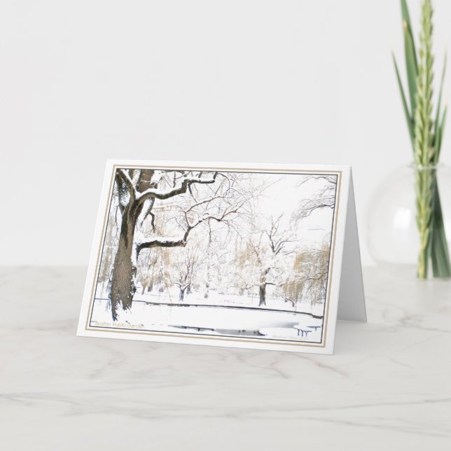 Cartes Pour Fêtes Annuelles Jardin public de Boston : Plaisirs simples de (Devant)