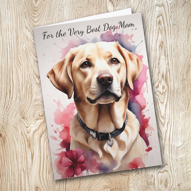 Cartes Pour Fêtes Annuelles Jaune Labrador Retriever Chien Vous Faites Ma Queu (Créateur téléchargé)