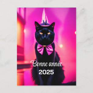 Cartes Pour Fêtes Annuelles Jazzy Kitty - Bonne année
