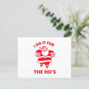 Cartes Pour Fêtes Annuelles Je le fais pour les Hos