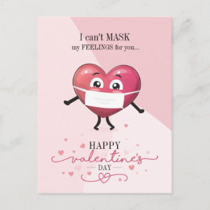 Cartes Pour Fêtes Annuelles Je ne peux pas masquer mes sentiments Drôle Saint 