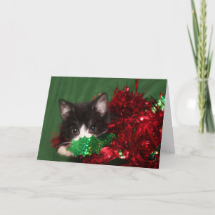 Cartes Pour Fêtes Annuelles Je regarde Père Noël