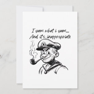 Cartes Pour Fêtes Annuelles Je suis ce que je suis Patate douce Paresseux de T