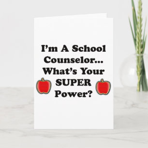 Cartes Pour Fêtes Annuelles Je suis conseiller scolaire