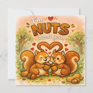 Cartes Pour Fêtes Annuelles Je suis fou de toi