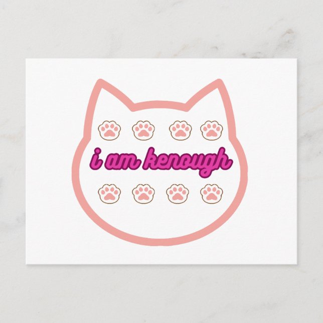 Cartes Pour Fêtes Annuelles Je suis kassez t-shert cat (Devant)