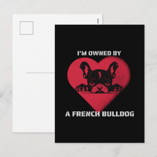 Cartes Pour Fêtes Annuelles Je suis possédé par un Bouledogue Français