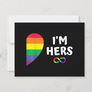 Cartes Pour Fêtes Annuelles Je suis sa part de la mienne correspondant pour fi